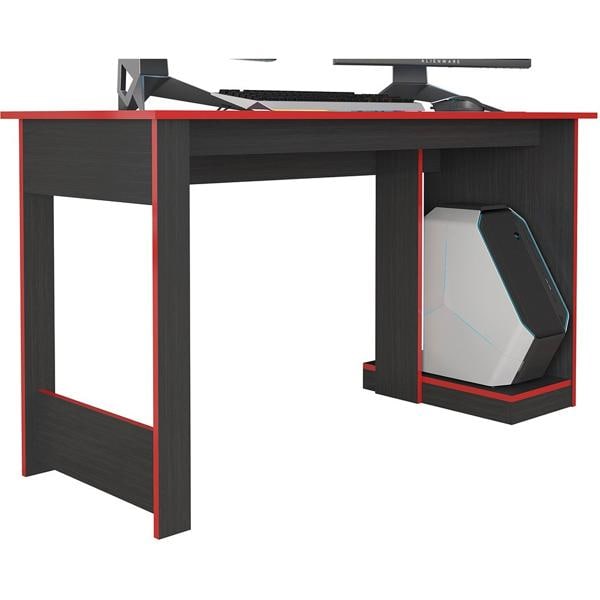 Mesa Gamer para 2 monitores, Preto/Vermelho, Caemmun - CX 1 UN