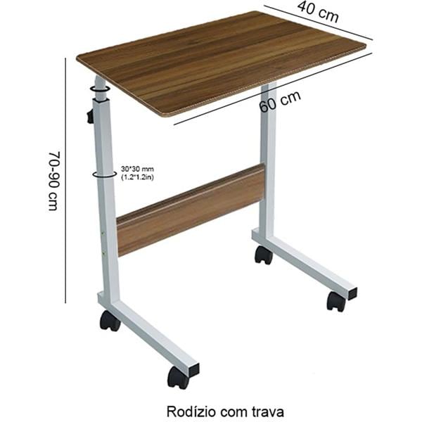 Mesa multiuso com altura regulável e rodízios Vex CX 1 UN