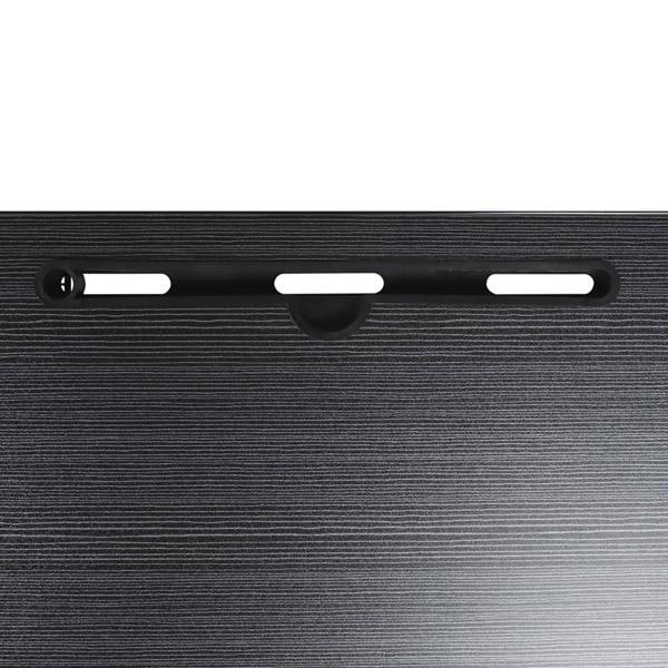 Mesa dobrável multiuso com porta-copos e suporte de tablet, Preta, VEXWP, Vex - CX 1 UN