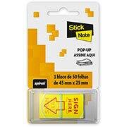 Marcador de página 25x45mm pop-up assine aqui Stick Note PT 50 UN Marcador de página 25x45mm pop-up assine aqui Stick Note PT 50 UN