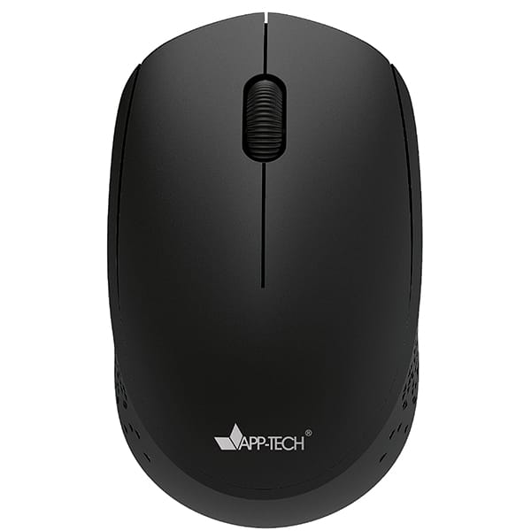 Mouse sem fio, 1200DPI, Preto, MW101, App-Tech - CX 1 UN Mouse sem fio, 1200DPI, Preto, MW101, App-Tech - CX 1 UN