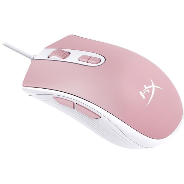 Mouse Gamer com fio USB Pulsefire core Rosa e Branco 639P1AA HyperX - CX 1 UN