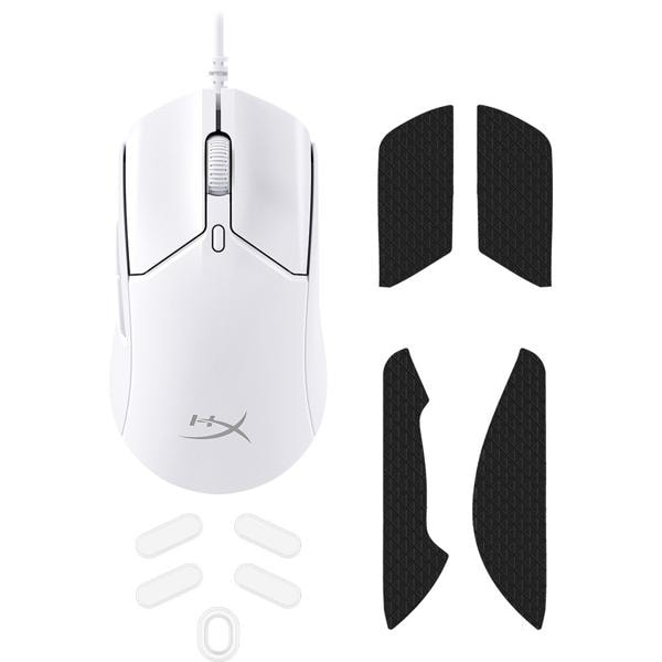 Mouse Gamer com fio USB Pulsefire Haste 2 Branco DPI 16000 6N0A8AA HyperX - CX 1 UN