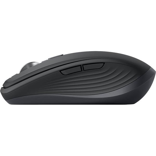 Mouse sem fio Logitech MX Anywhere 3S Compacto, Uso em Qualquer Superfície, Clique Silencioso, Recarregável, Conexão Bluetooth - Grafite CX 1 UN