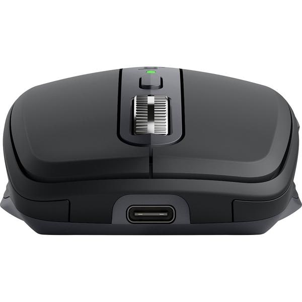 Mouse sem fio Logitech MX Anywhere 3S Compacto, Uso em Qualquer Superfície, Clique Silencioso, Recarregável, Conexão Bluetooth - Grafite CX 1 UN