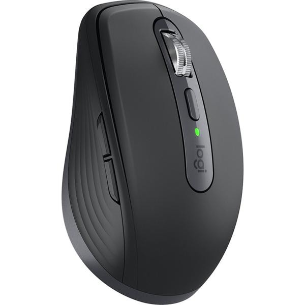 Mouse sem fio Logitech MX Anywhere 3S Compacto, Uso em Qualquer Superfície, Clique Silencioso, Recarregável, Conexão Bluetooth - Grafite CX 1 UN