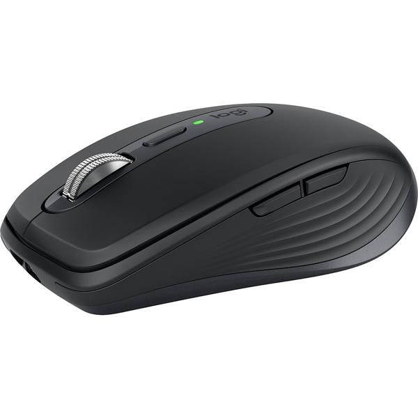 Mouse sem fio Logitech MX Anywhere 3S Compacto, Uso em Qualquer Superfície, Clique Silencioso, Recarregável, Conexão Bluetooth - Grafite CX 1 UN