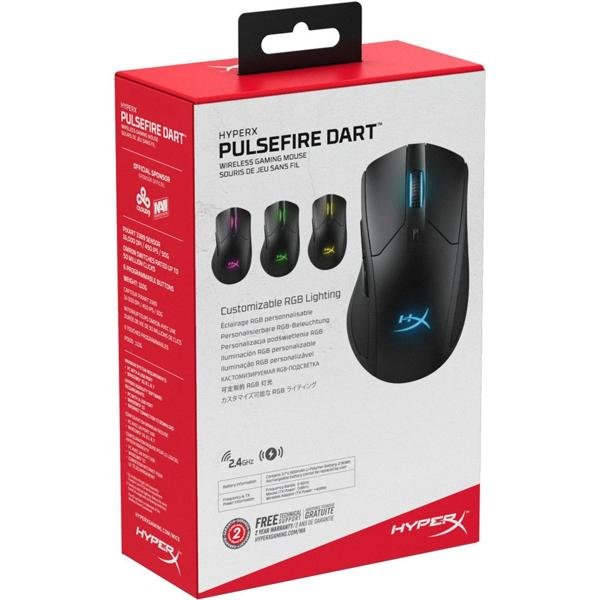 Mouse Gamer usb 16000dpi Pulsefire Dart HX-MC006B HyperX CX 1 UN