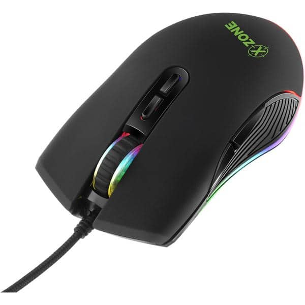 Mouse Gamer com fio USB 16400dpi 7 botões X-zone - CX 1 UN