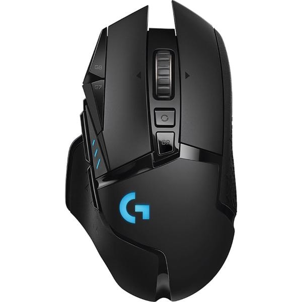 Mouse Gamer Sem Fio Logitech G502 LIGHTSPEED RGB LIGHTSYNC, Ajustes Peso, 11 Botões, Sensor HERO 25K, Recarregável, Compatível com POWERPLAY CX 1 UN