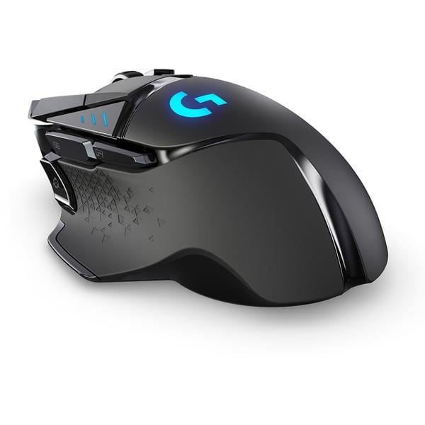 Mouse Gamer Sem Fio Logitech G502 LIGHTSPEED RGB LIGHTSYNC, Ajustes Peso, 11 Botões, Sensor HERO 25K, Recarregável, Compatível com POWERPLAY CX 1 UN