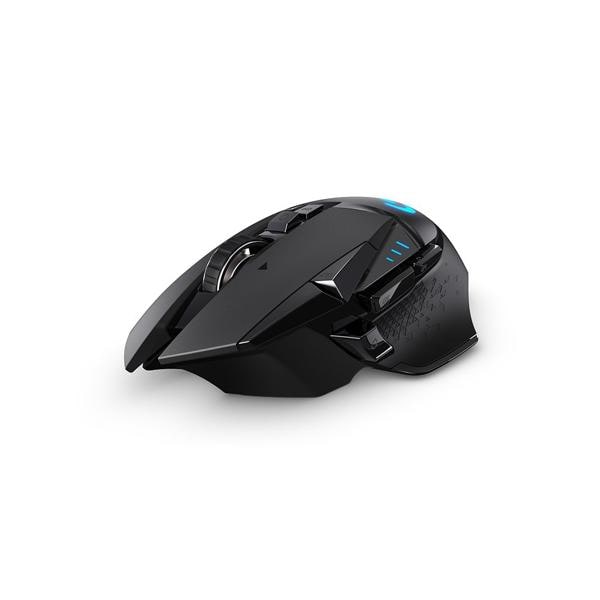 Mouse Gamer Sem Fio Logitech G502 LIGHTSPEED RGB LIGHTSYNC, Ajustes Peso, 11 Botões, Sensor HERO 25K, Recarregável, Compatível com POWERPLAY CX 1 UN