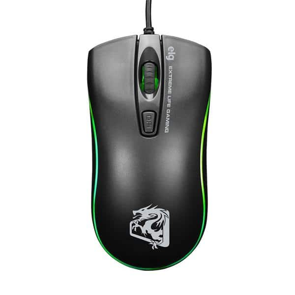 Mouse Gamer USB 2400dpi Dragon War  MGDW Elg CX 1 UN