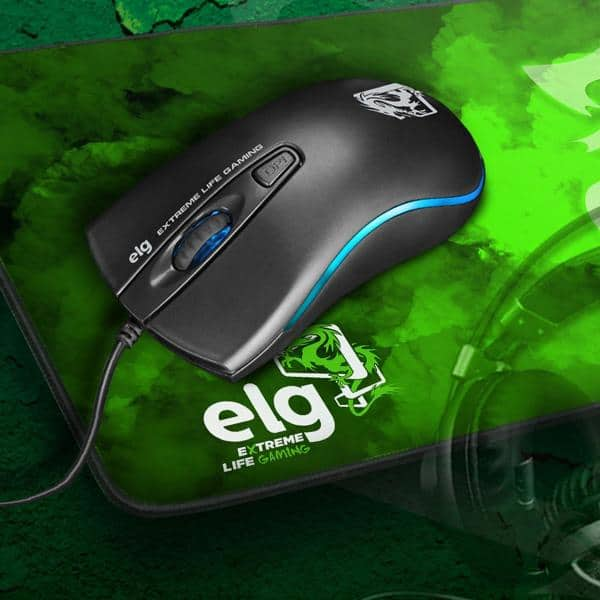 Mouse Gamer USB 2400dpi Dragon War  MGDW Elg CX 1 UN