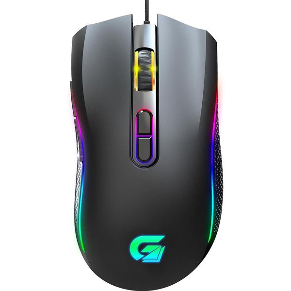 Mouse Gamer com fio, 7200 DPI, USB, RGB, Blackhawk Fortrek - CX 1 UN