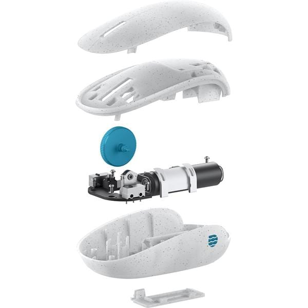 Mouse sem fio Bluetooth Ocean Plastic Branco MFT Microsoft - CX 1 UN