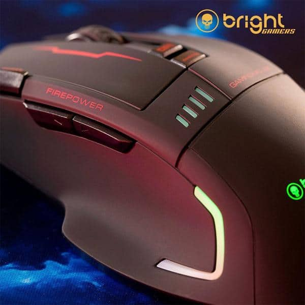 Mouse Gamer com fio USB 6400dpi Bright - CX 1 UN