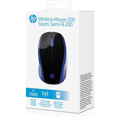 Mouse sem fio CL usb azul X200 2HU85AA HP CX 1 UN