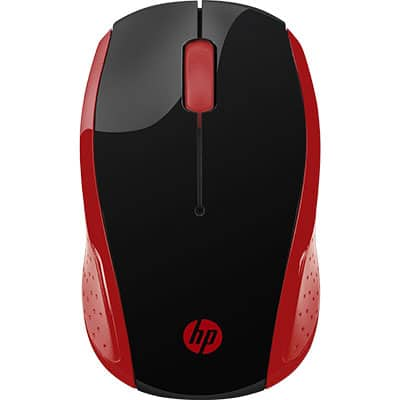 Mouse sem fio usb vermelho X200 2HU82AA HP CX 1 UN