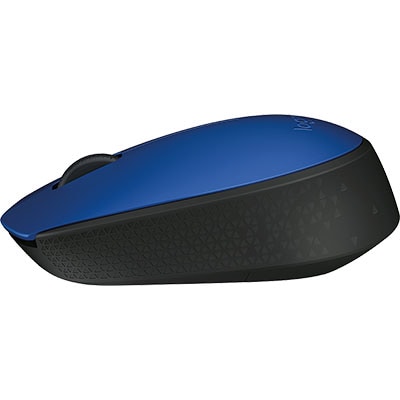 Mouse sem fio Logitech M170 com Design Ambidestro Compacto, Conexão USB e Pilha Inclusa, Azul - CX 1 UN