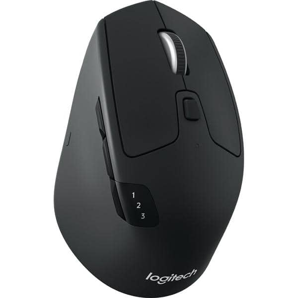 Mouse sem fio Logitech M720 Triathlon com Conexão USB Unifying ou Bluetooth com Easy-Switch para até 3 dispositivos e Pilha Inclusa CX 1 UN