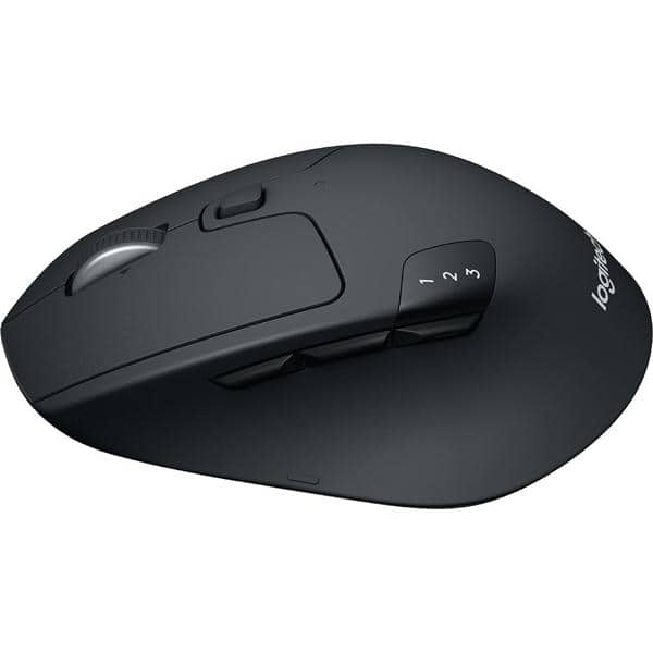 Mouse sem fio Logitech M720 Triathlon com Conexão USB Unifying ou Bluetooth com Easy-Switch para até 3 dispositivos e Pilha Inclusa CX 1 UN