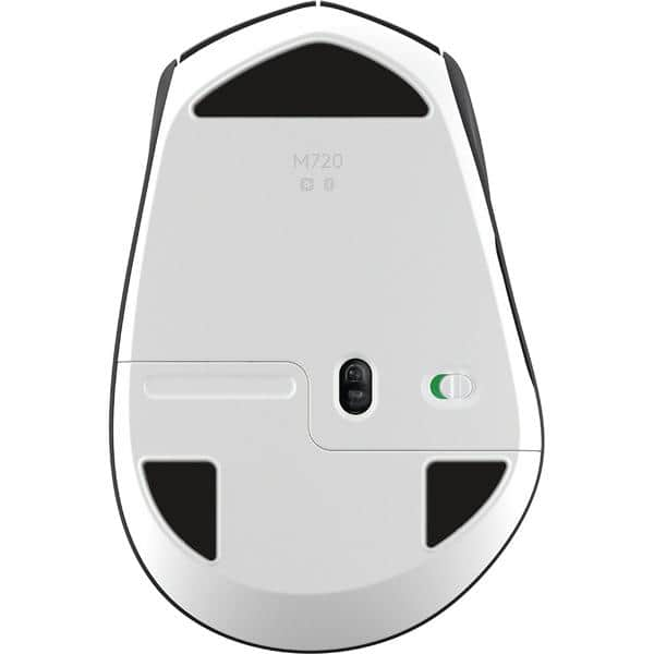 Mouse sem fio Logitech M720 Triathlon com Conexão USB Unifying ou Bluetooth com Easy-Switch para até 3 dispositivos e Pilha Inclusa CX 1 UN