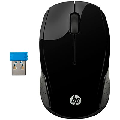 Mouse sem fio Oman preto X200 X6W31AA HP CX 1 UN