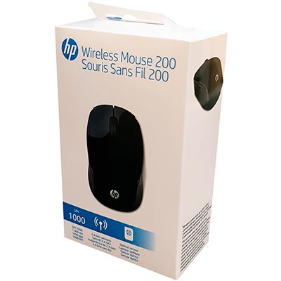 Mouse sem fio Oman preto X200 X6W31AA HP CX 1 UN