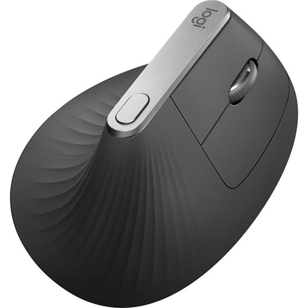 Mouse sem fio Logitech MX Vertical com Design Ergonômico, USB Unifying ou Bluetooth para até 3 dispositivos, Recarregável CX 1 UN