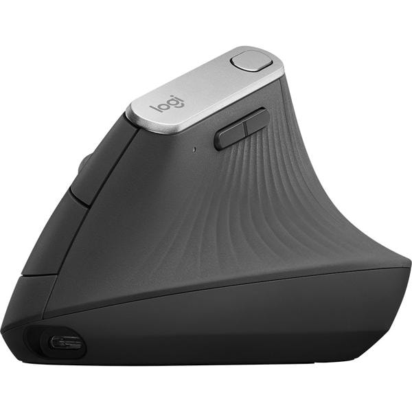 Mouse sem fio Logitech MX Vertical com Design Ergonômico, USB Unifying ou Bluetooth para até 3 dispositivos, Recarregável CX 1 UN