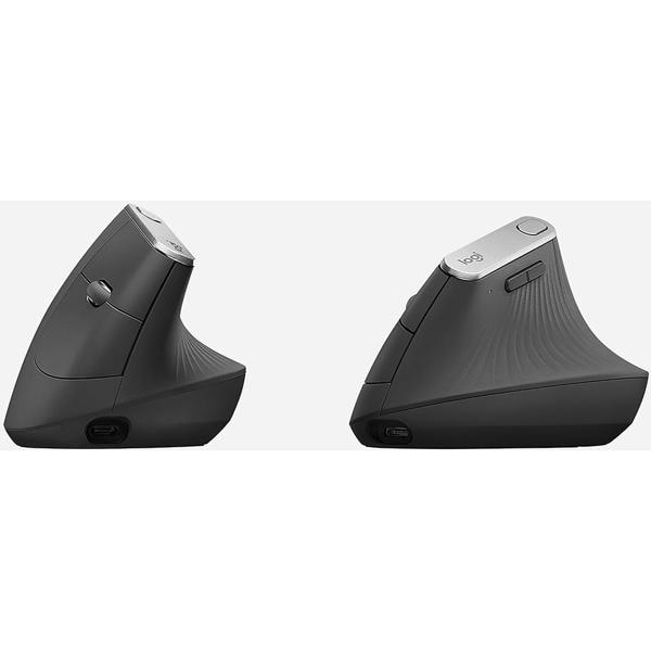 Mouse sem fio Logitech MX Vertical com Design Ergonômico, USB Unifying ou Bluetooth para até 3 dispositivos, Recarregável CX 1 UN