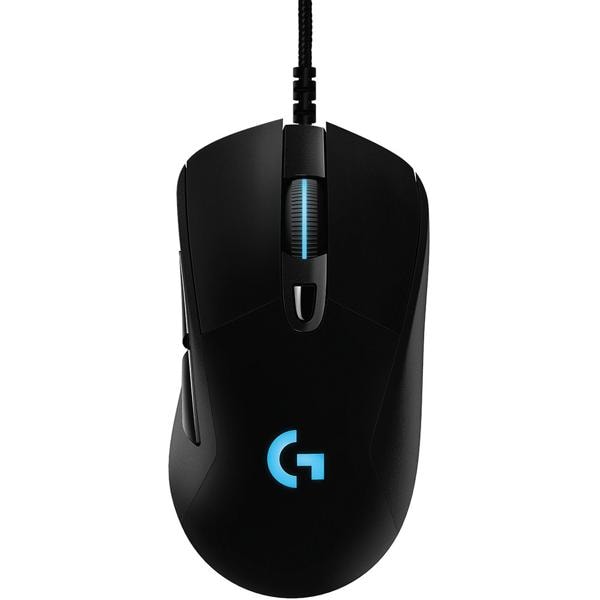 Mouse Gamer com fio USB RGB G403 HERO LIGHTSYNC com 6 Botões Sensor HERO Logitech G - CX 1 UN