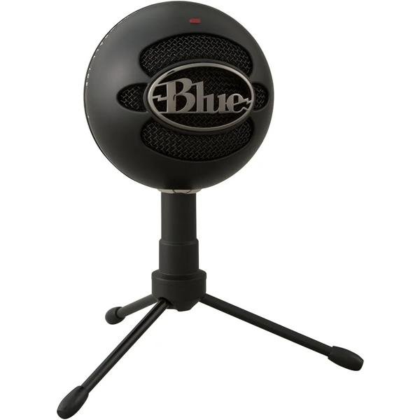 Microfone Condensador USB Blue Snowball Ice Preto CX 1 UN