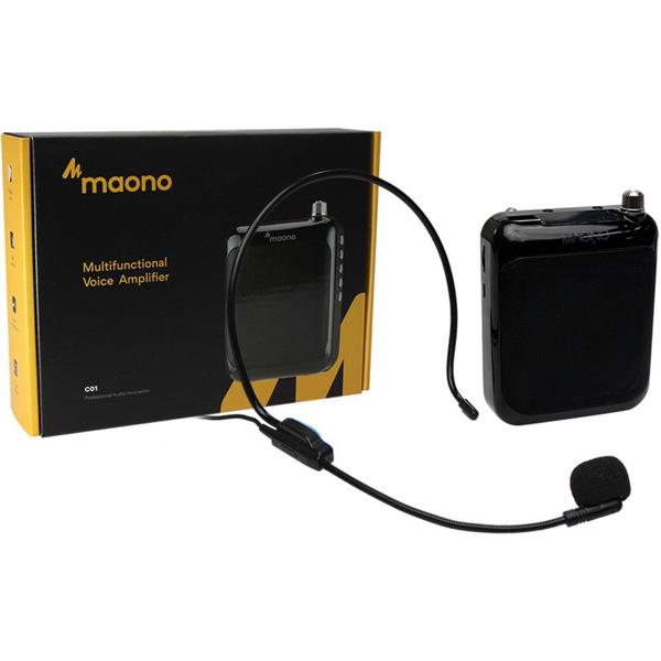 Amplificador de voz portátil preto AU-C01 Maono CX 1 UN