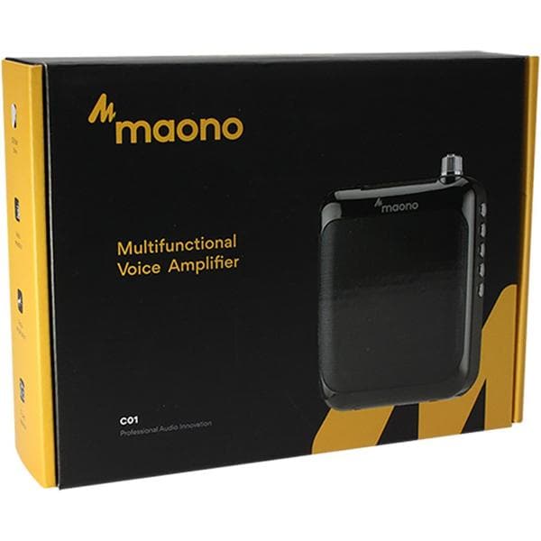 Amplificador de voz portátil preto AU-C01 Maono CX 1 UN