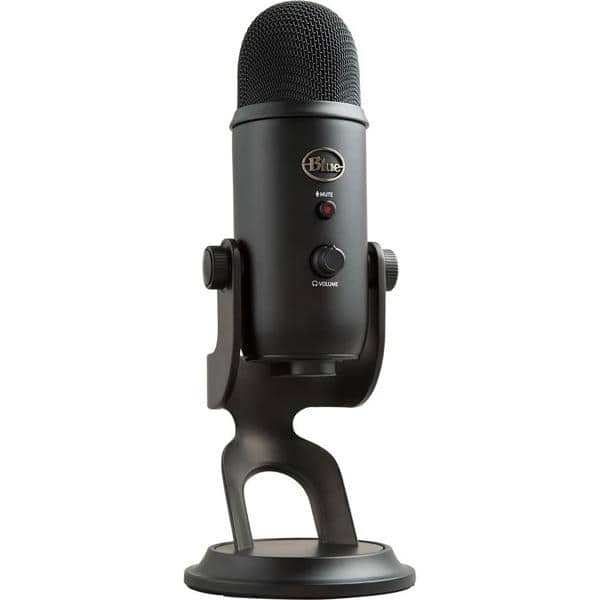 Microfone Condensador USB, Yeti, Preto, 988-000103, Blue - CX 1 UN
