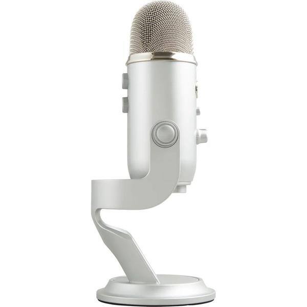 Microfone Condensador USB, Yeti, Prata, 988-000103, Blue - CX 1 UN