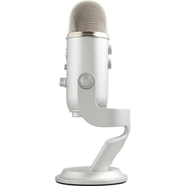 Microfone Condensador USB, Yeti, Prata, 988-000103, Blue - CX 1 UN