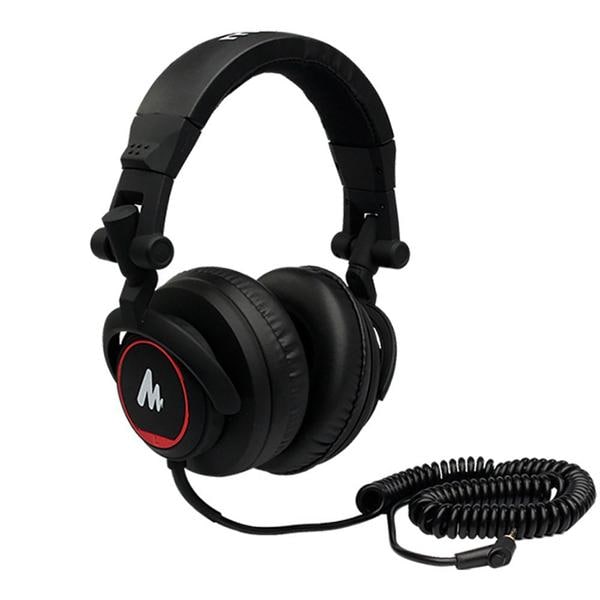 Headphone profissional, Drivers de 50mm, P2, P10, Preto e Vermelho, AU-MH501, Maono CX 1 UN