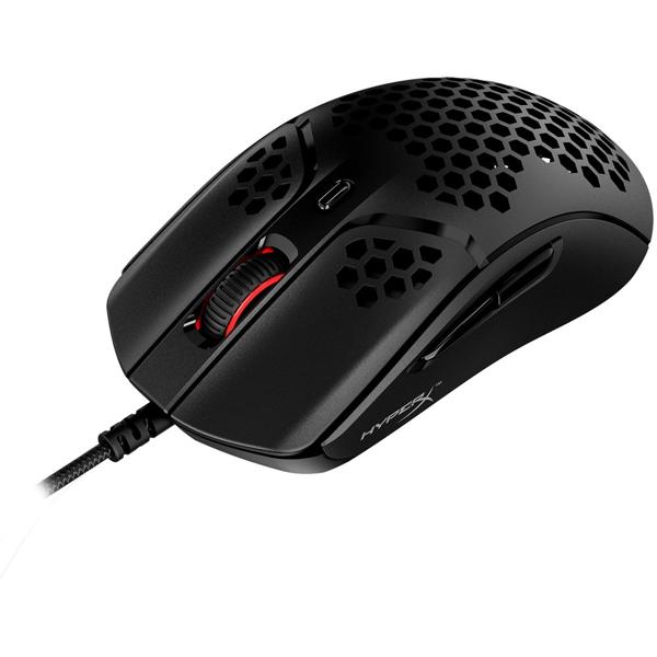 Mouse Gamer com fio USB 16000dpi RGB Pulsefire Haste 4P5P9AA HyperX - CX 1 UN