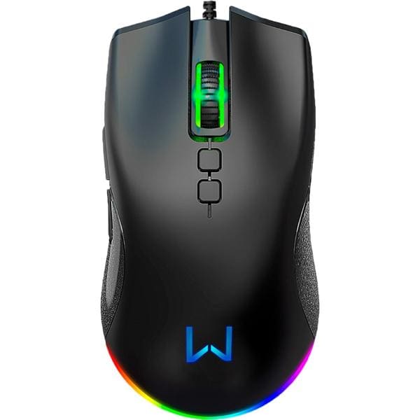 Mouse Gamer com fio USB Warrior Rush 12000DPI com 7 botões Warrior - CX 1 UN