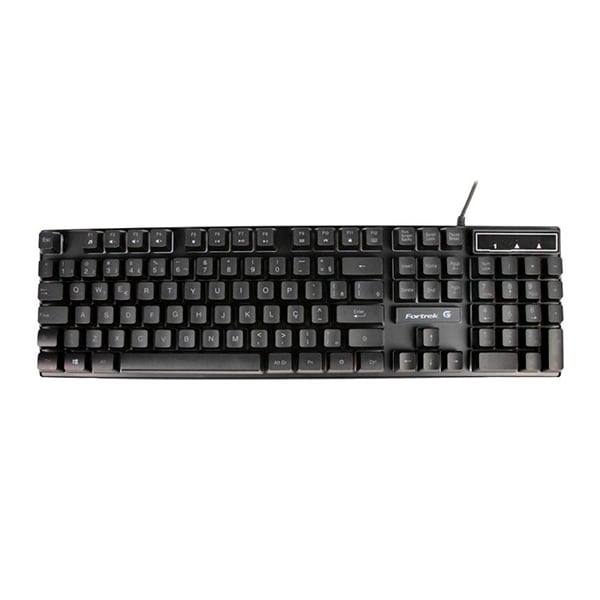 Teclado Gamer USB, Blackfire, Preto, 75857, Fortrek - CX 1 UN