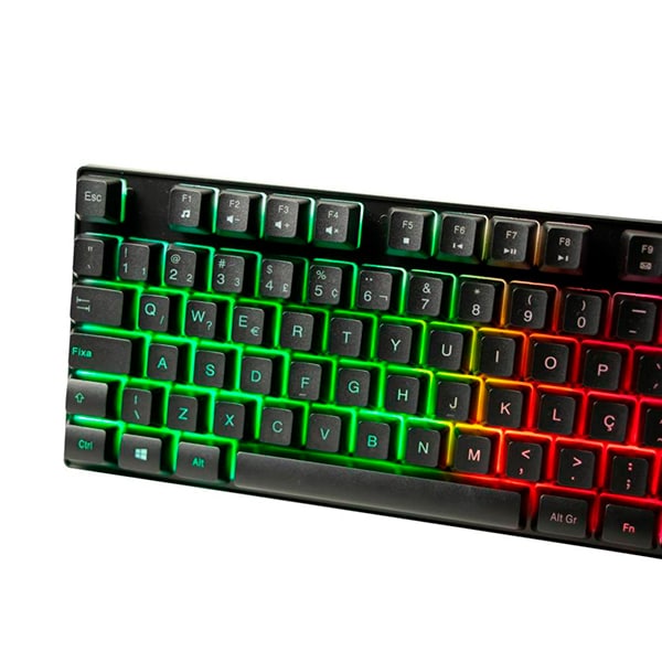 Teclado Gamer USB, Blackfire, Preto, 75857, Fortrek - CX 1 UN