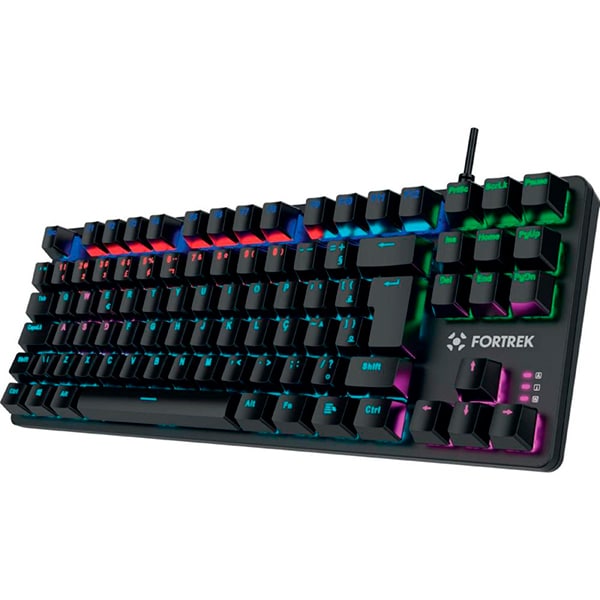 Teclado Gamer Macânico USB, Compact, Black Hawk, 75939, Fortrek - CX 1 UN