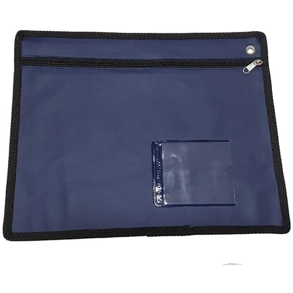 Malote 37x31cm em courvin azul Alcaplas PT 1 UN