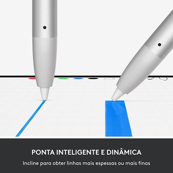 Caneta para touch screen, Prata, 914-000070, Logitech - CX 1 UN