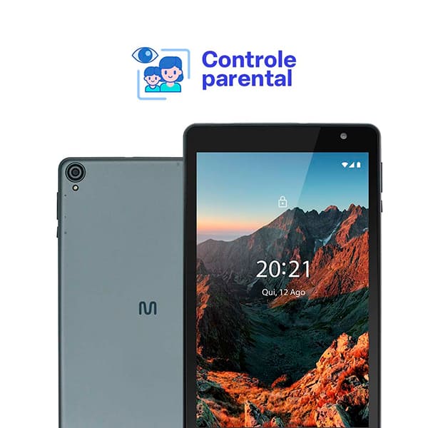 Tablet M8, 6GB de Armazenamento, 64GB de Memória, Android 13, Wi-fi, Tela de 8", Cinza, NB426, Multi - CX 1 UN Tablet M8, 6GB de Armazenamento, 64GB de Memória, Android 13, Wi-fi, Tela de 8", Cinza, NB426, Multi - CX 1 UN