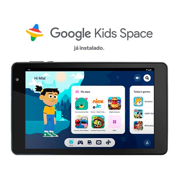 Tablet M8, 6GB de Armazenamento, 64GB de Memória, Android 13, Wi-fi, Tela de 8", Cinza, NB426, Multi - CX 1 UN Tablet M8, 6GB de Armazenamento, 64GB de Memória, Android 13, Wi-fi, Tela de 8", Cinza, NB426, Multi - CX 1 UN