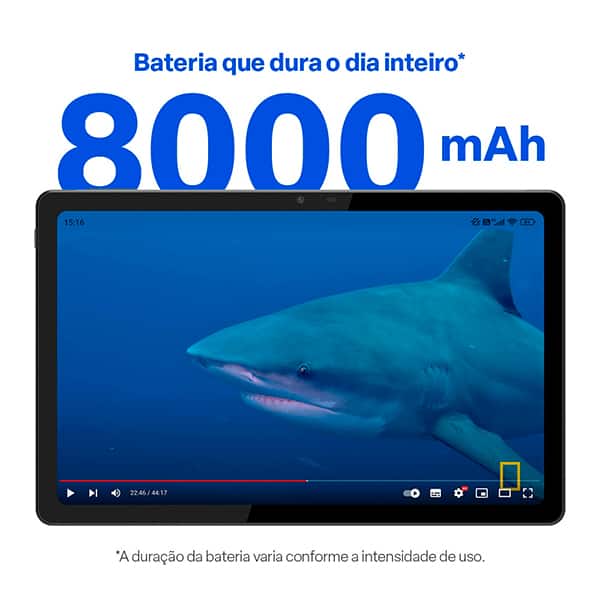 Tablet M11, 8GB de Armazenamento, 128GB de Memória, Android 13, Com caneta ativa, 4G, Wi-fi, Tela de 10,4", Prata, NB430, Multi - CX 1 UN Tablet M11, 8GB de Armazenamento, 128GB de Memória, Android 13, Com caneta ativa, 4G, Wi-fi, Tela de 10,4", Prata, NB430, Multi - CX 1 UN